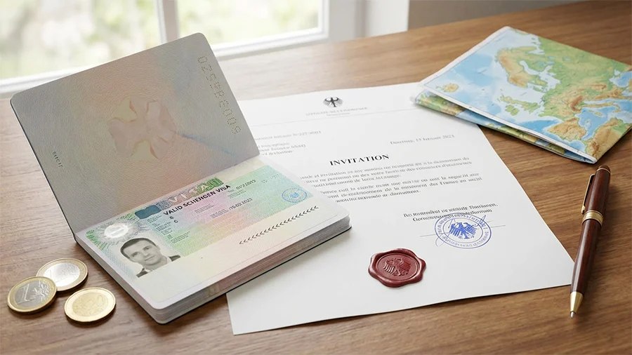 ویزای شینگن با دعوتنامه